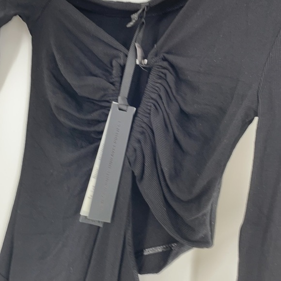 BEN TAVERNITI Black Triangle Turtleneck Dress - Picture 5 of 9